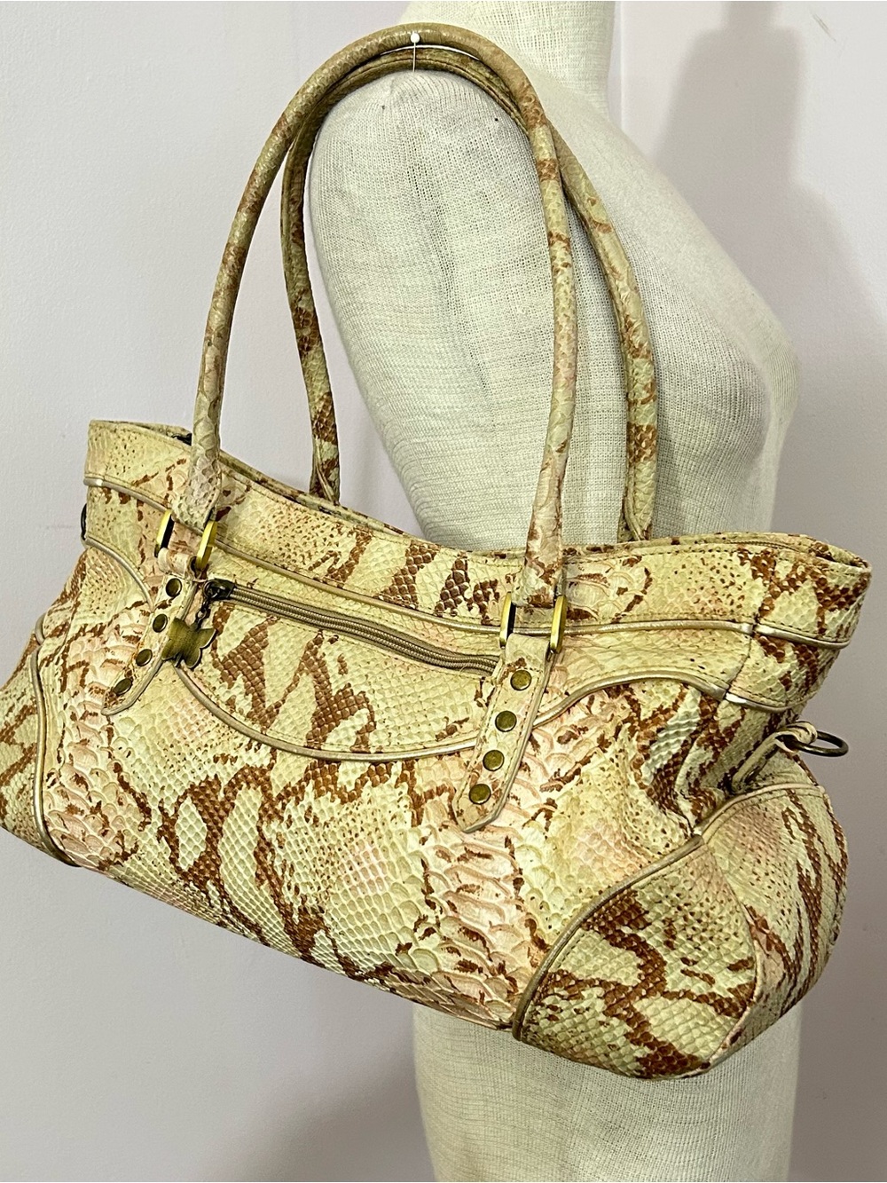 Spencer & Rutherford Snake Print Limited Edition Shoulder Bag